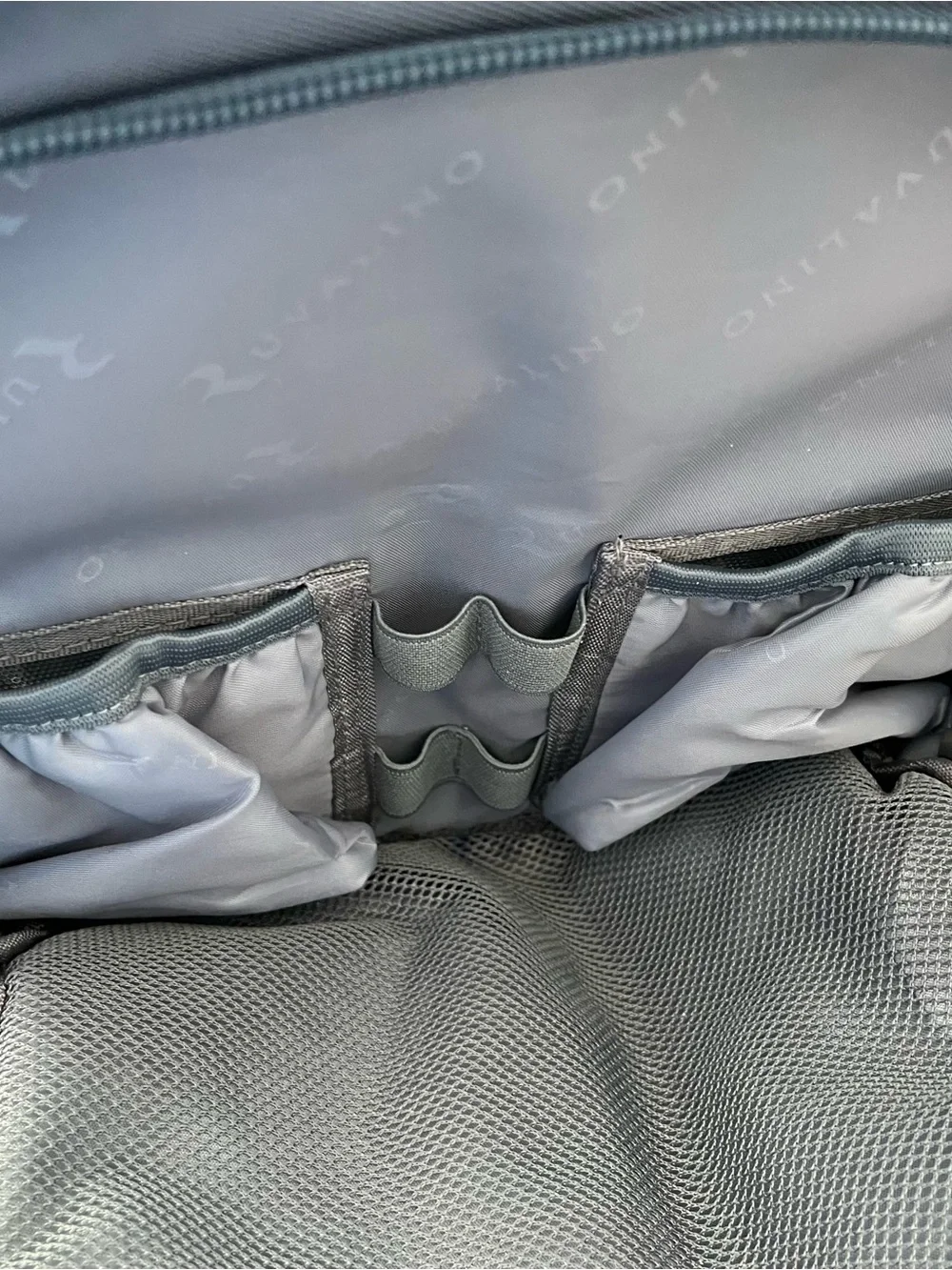 Ruvalino Large Multifunction Backpack multiple compartments Heather Gray YW168-N